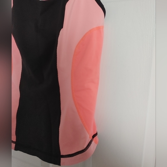 LULULEMON Cardio Kick Tank size 6 coral/orange/black - Picture 5 of 9